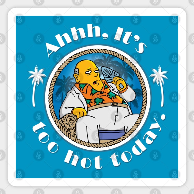 It's Too Hot Today Sticker by Rock Bottom